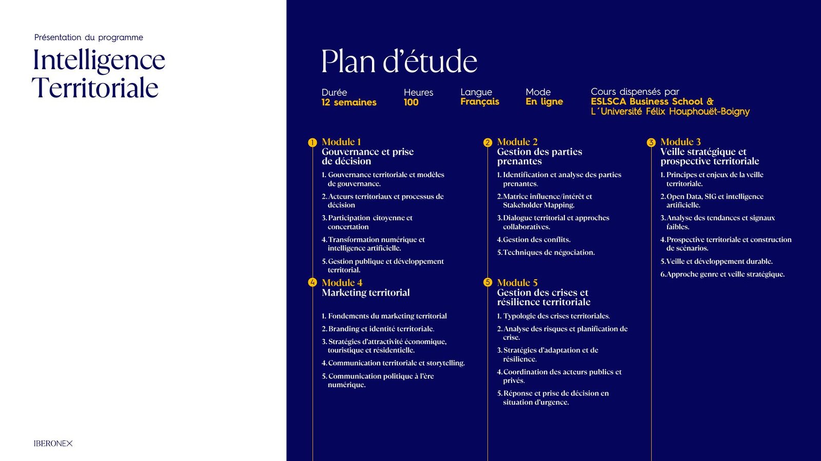 Page 3 - Plan d'étude